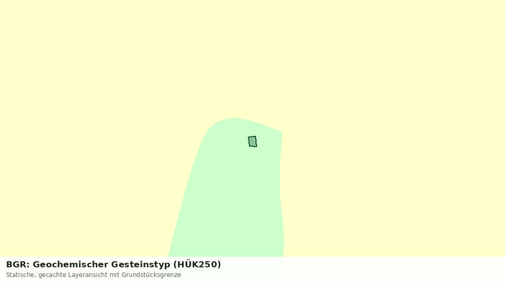 Statische Kartenansicht: BGR: Geochemischer Gesteinstyp (HÜK250)