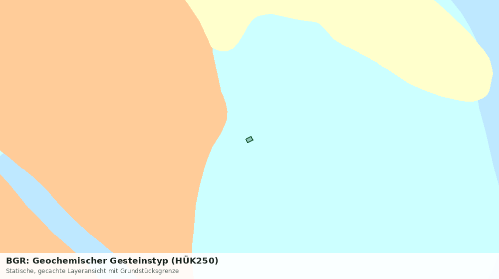 Statische Kartenansicht: BGR: Geochemischer Gesteinstyp (HÜK250)