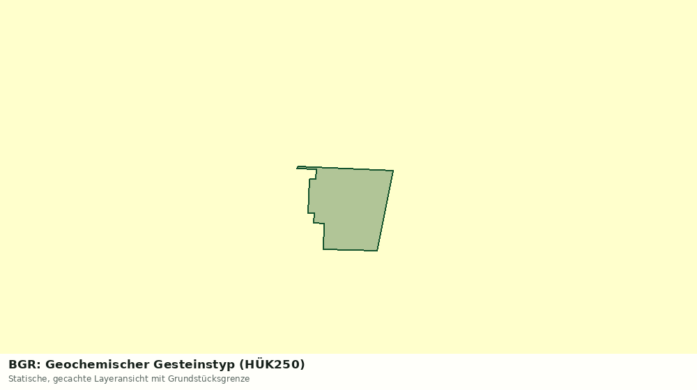 Statische Kartenansicht: BGR: Geochemischer Gesteinstyp (HÜK250)