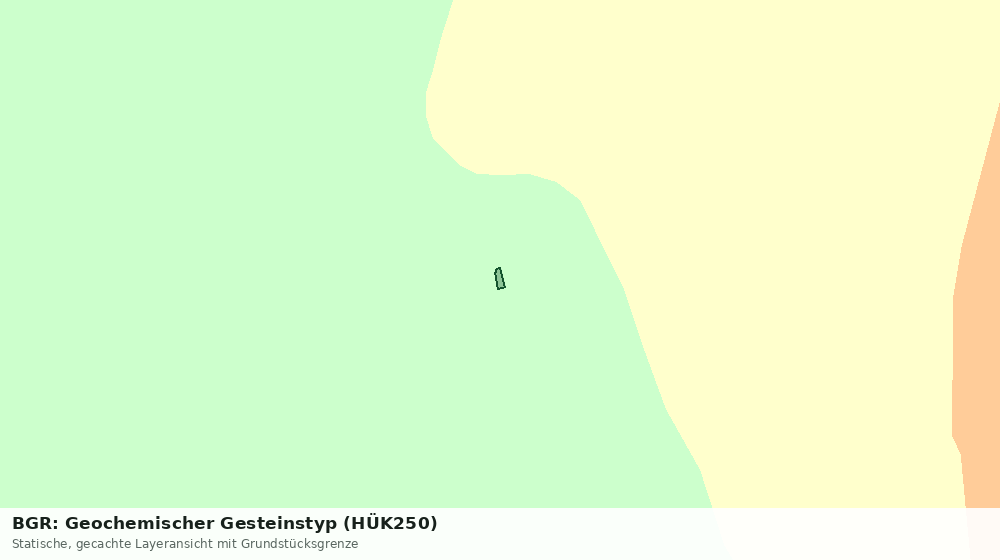 Statische Kartenansicht: BGR: Geochemischer Gesteinstyp (HÜK250)