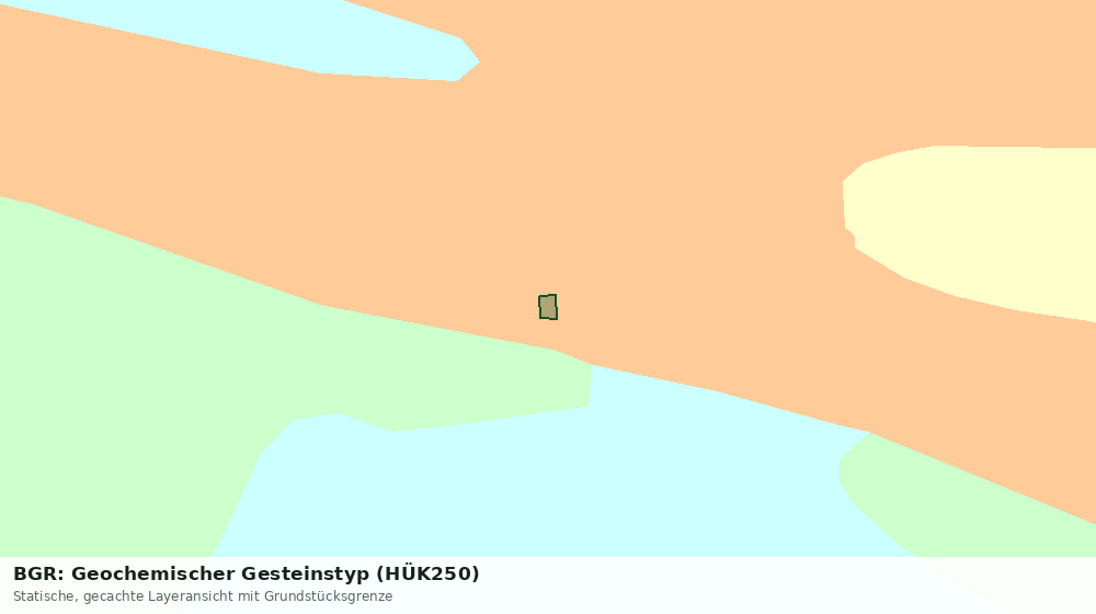Statische Kartenansicht: BGR: Geochemischer Gesteinstyp (HÜK250)