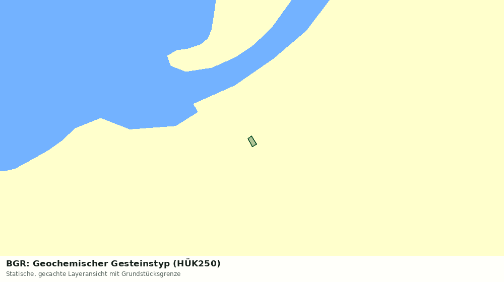 Statische Kartenansicht: BGR: Geochemischer Gesteinstyp (HÜK250)