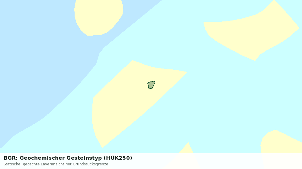 Statische Kartenansicht: BGR: Geochemischer Gesteinstyp (HÜK250)