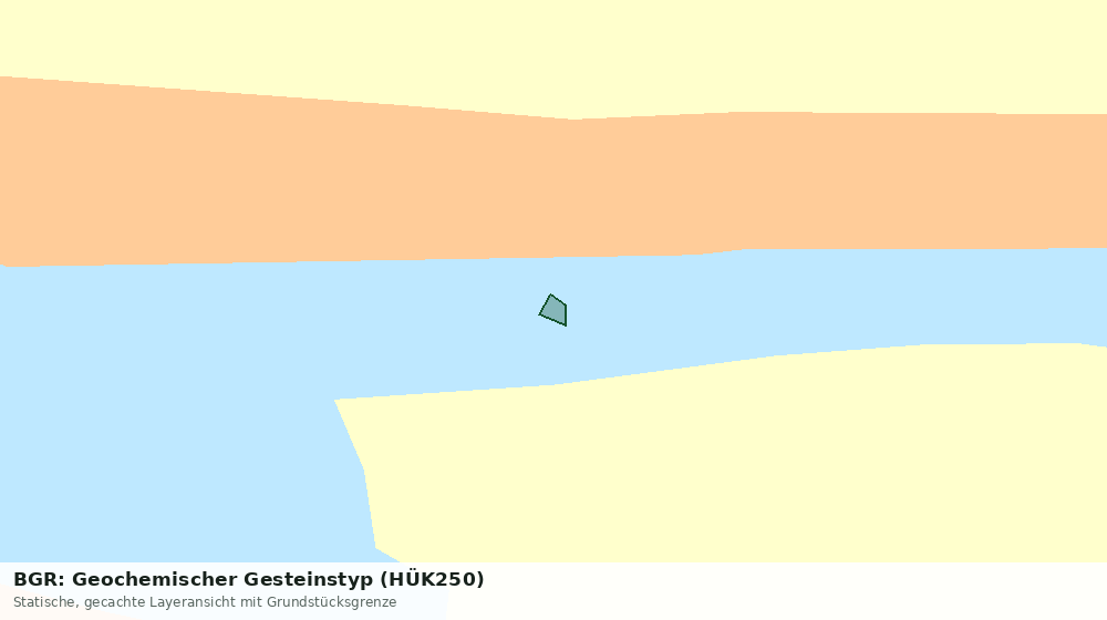 Statische Kartenansicht: BGR: Geochemischer Gesteinstyp (HÜK250)