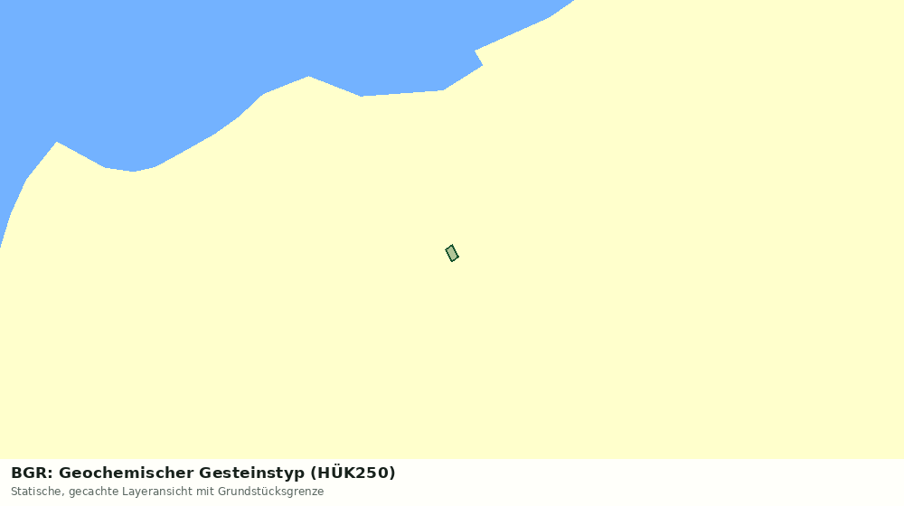 Statische Kartenansicht: BGR: Geochemischer Gesteinstyp (HÜK250)