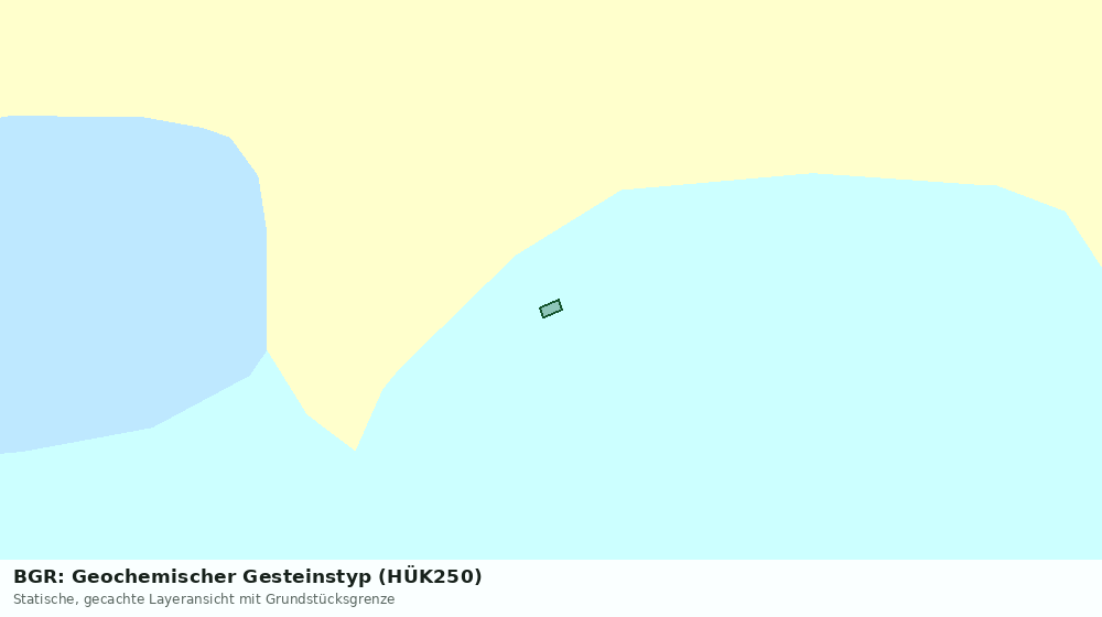 Statische Kartenansicht: BGR: Geochemischer Gesteinstyp (HÜK250)