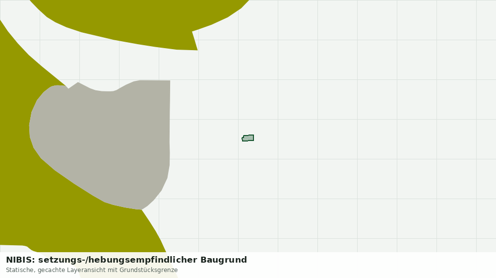 Statische Kartenansicht: NIBIS: setzungs-/hebungsempfindlicher Baugrund