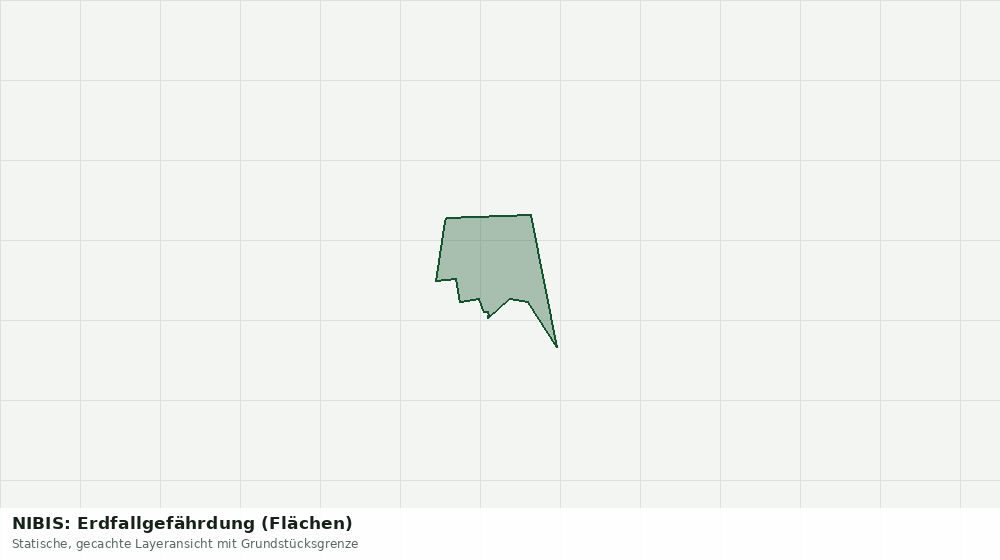 Statische Kartenansicht: NIBIS: Erdfallgefährdung (Flächen)