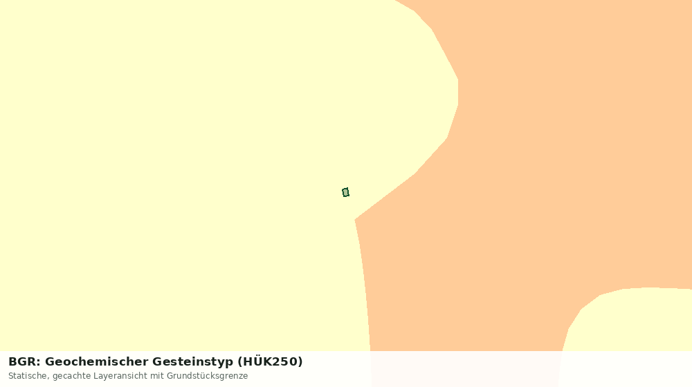 Statische Kartenansicht: BGR: Geochemischer Gesteinstyp (HÜK250)