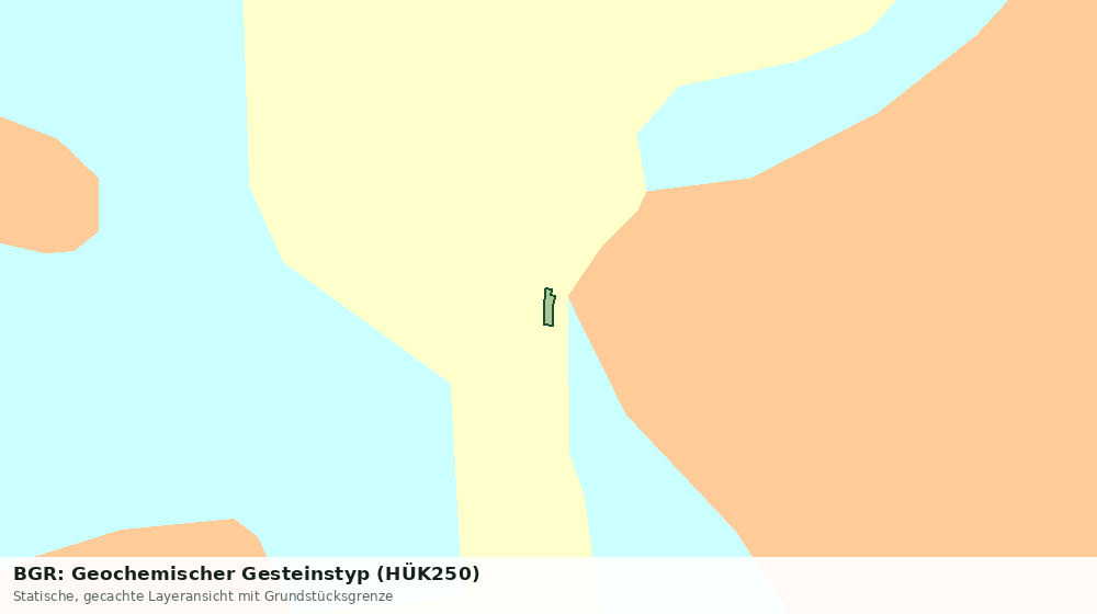 Statische Kartenansicht: BGR: Geochemischer Gesteinstyp (HÜK250)
