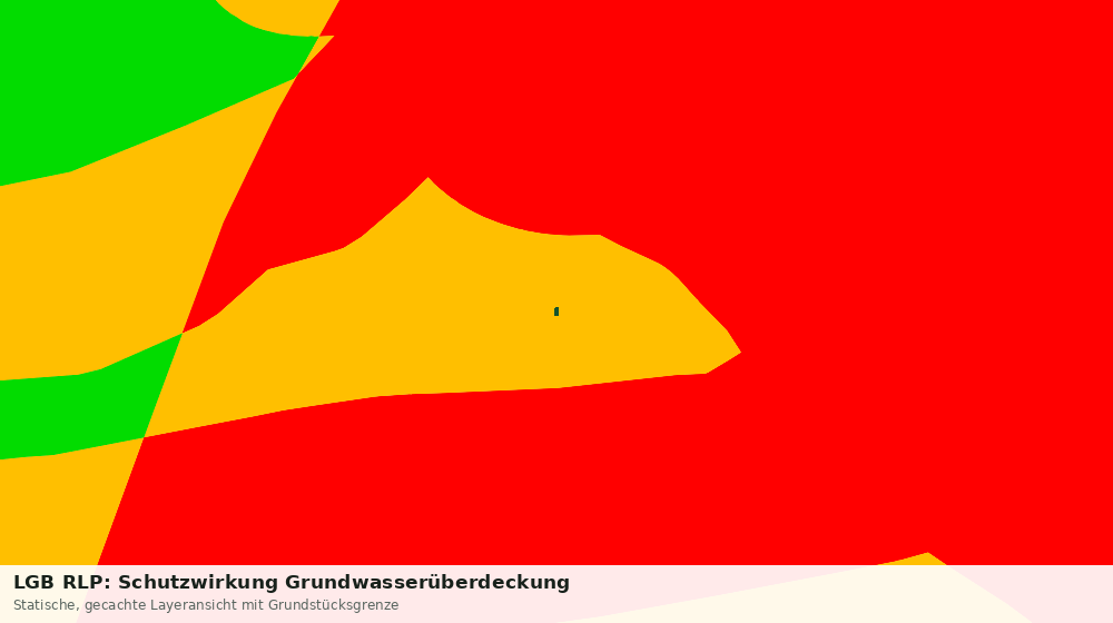 Statische Kartenansicht: LGB RLP: Schutzwirkung Grundwasserüberdeckung