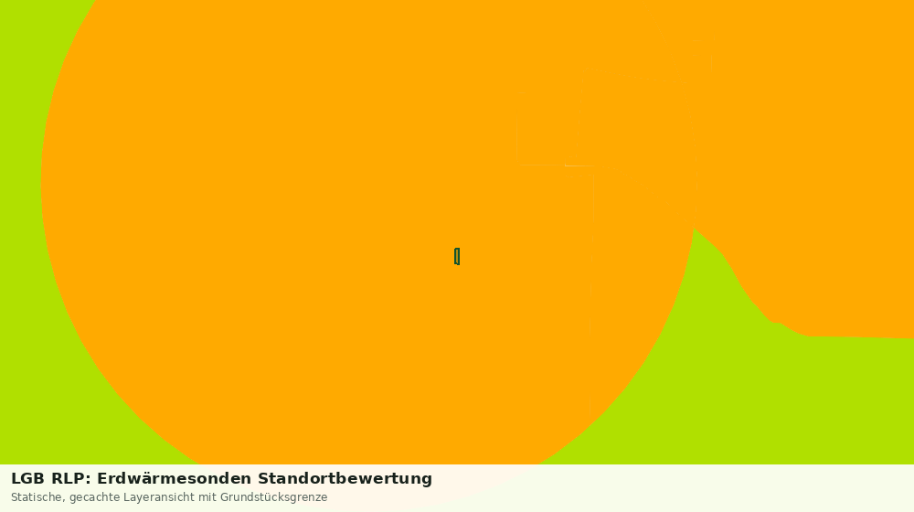 Statische Kartenansicht: LGB RLP: Erdwärmesonden Standortbewertung