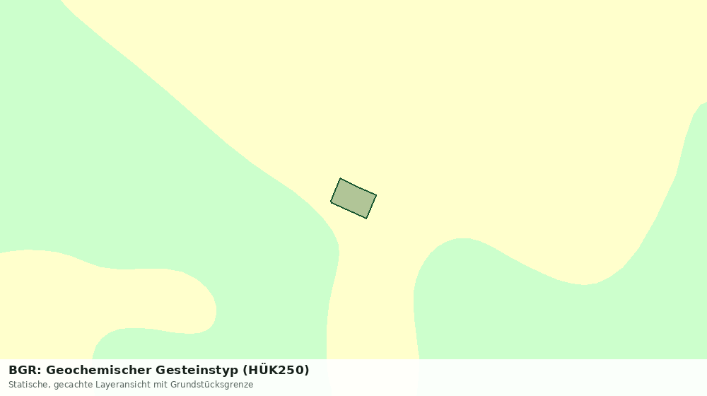 Statische Kartenansicht: BGR: Geochemischer Gesteinstyp (HÜK250)
