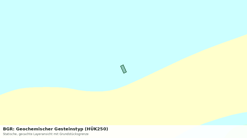 Statische Kartenansicht: BGR: Geochemischer Gesteinstyp (HÜK250)
