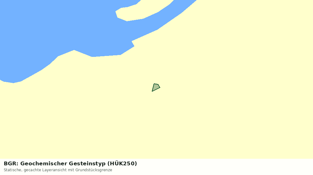 Statische Kartenansicht: BGR: Geochemischer Gesteinstyp (HÜK250)