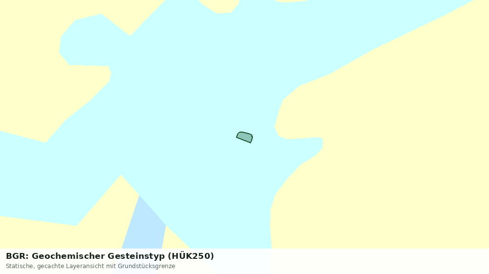 Statische Kartenansicht: BGR: Geochemischer Gesteinstyp (HÜK250)