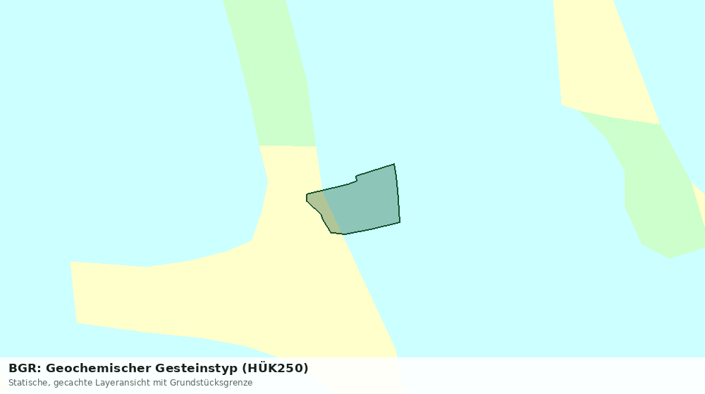 Statische Kartenansicht: BGR: Geochemischer Gesteinstyp (HÜK250)
