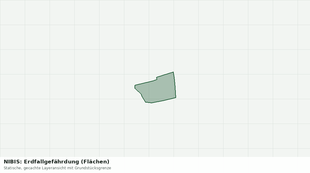 Statische Kartenansicht: NIBIS: Erdfallgefährdung (Flächen)