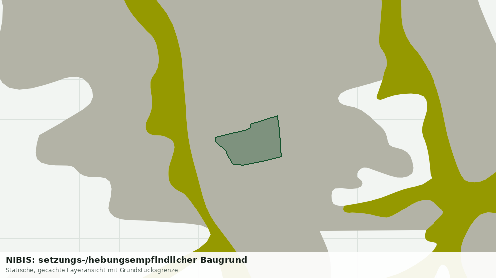 Statische Kartenansicht: NIBIS: setzungs-/hebungsempfindlicher Baugrund