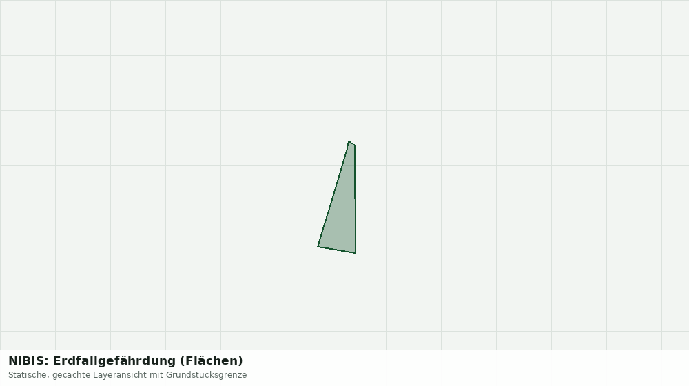 Statische Kartenansicht: NIBIS: Erdfallgefährdung (Flächen)