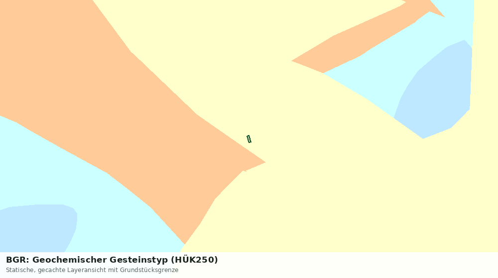 Statische Kartenansicht: BGR: Geochemischer Gesteinstyp (HÜK250)