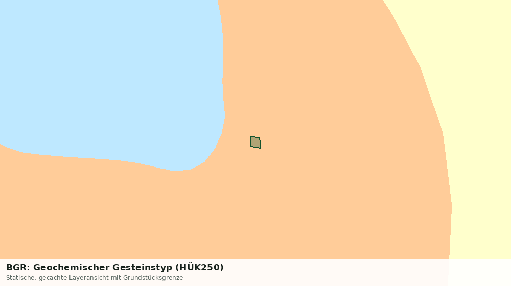 Statische Kartenansicht: BGR: Geochemischer Gesteinstyp (HÜK250)