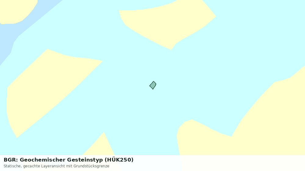 Statische Kartenansicht: BGR: Geochemischer Gesteinstyp (HÜK250)