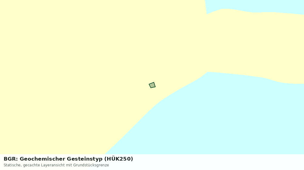 Statische Kartenansicht: BGR: Geochemischer Gesteinstyp (HÜK250)