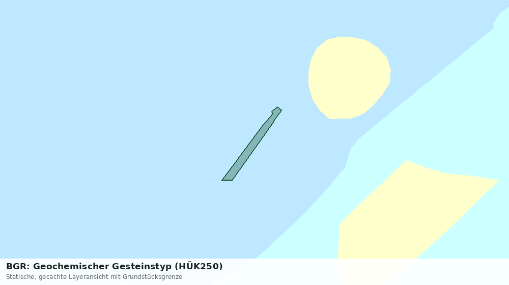 Statische Kartenansicht: BGR: Geochemischer Gesteinstyp (HÜK250)