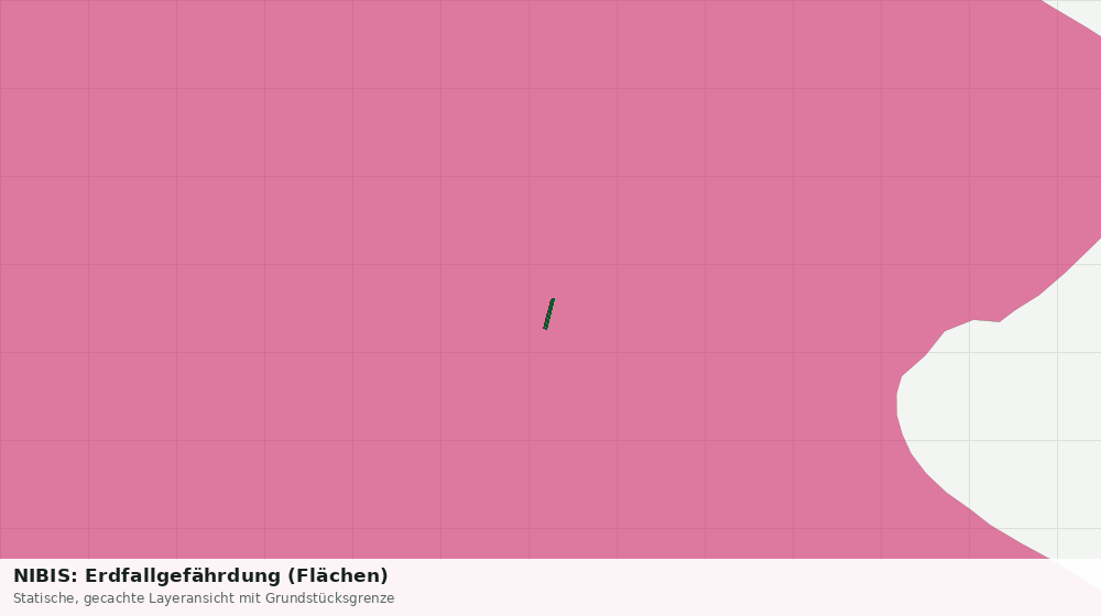 Statische Kartenansicht: NIBIS: Erdfallgefährdung (Flächen)