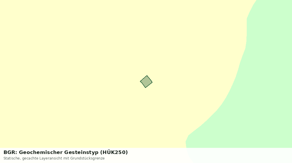 Statische Kartenansicht: BGR: Geochemischer Gesteinstyp (HÜK250)