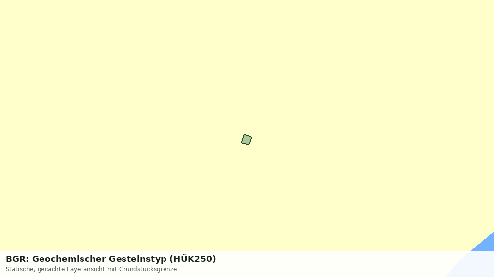 Statische Kartenansicht: BGR: Geochemischer Gesteinstyp (HÜK250)