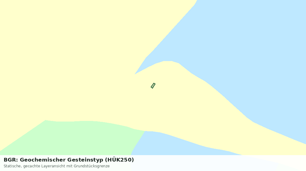 Statische Kartenansicht: BGR: Geochemischer Gesteinstyp (HÜK250)