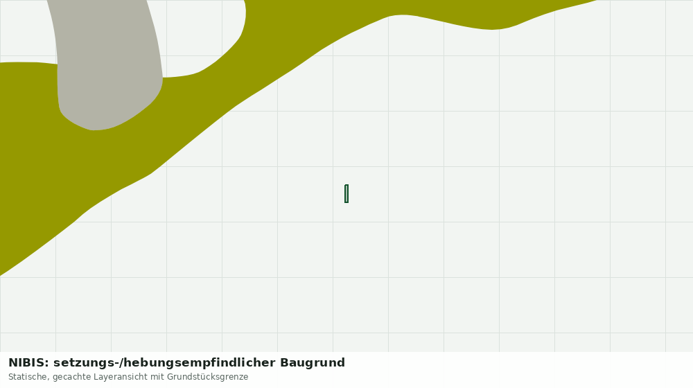 Statische Kartenansicht: NIBIS: setzungs-/hebungsempfindlicher Baugrund