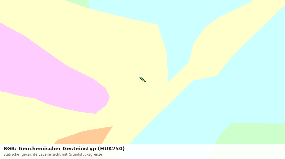 Statische Kartenansicht: BGR: Geochemischer Gesteinstyp (HÜK250)
