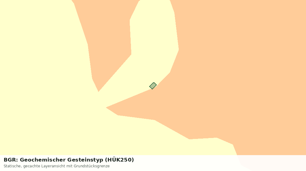 Statische Kartenansicht: BGR: Geochemischer Gesteinstyp (HÜK250)