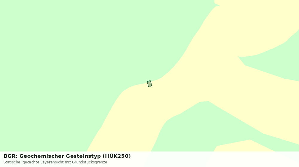 Statische Kartenansicht: BGR: Geochemischer Gesteinstyp (HÜK250)