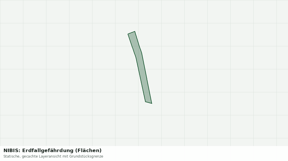 Statische Kartenansicht: NIBIS: Erdfallgefährdung (Flächen)