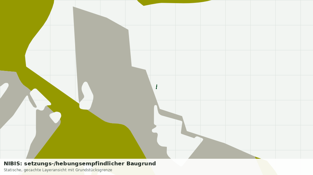 Statische Kartenansicht: NIBIS: setzungs-/hebungsempfindlicher Baugrund