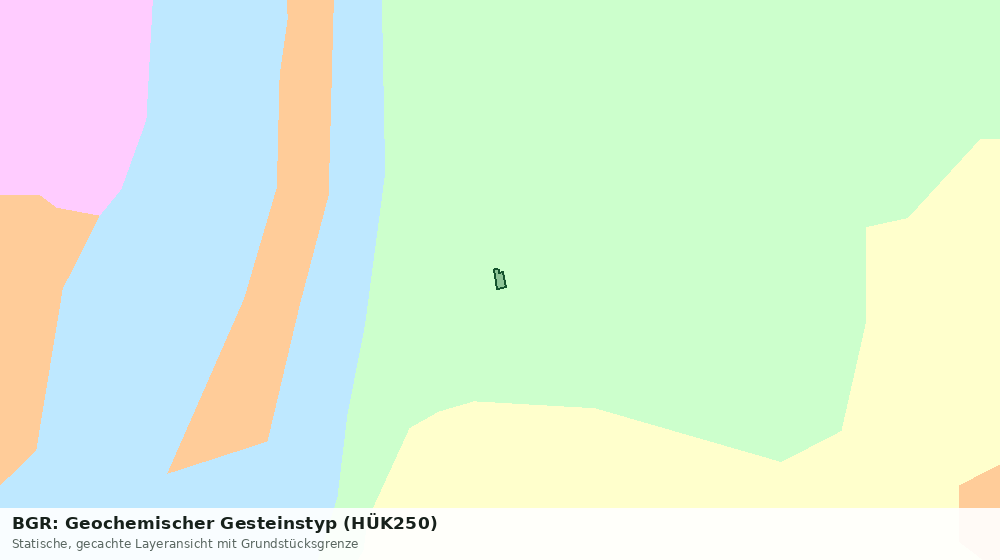 Statische Kartenansicht: BGR: Geochemischer Gesteinstyp (HÜK250)