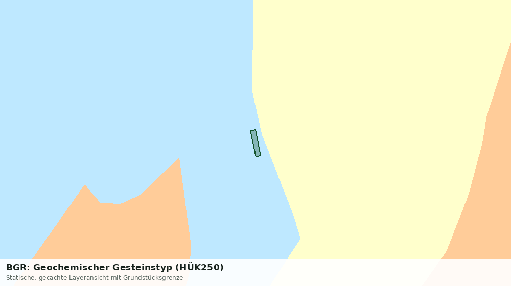 Statische Kartenansicht: BGR: Geochemischer Gesteinstyp (HÜK250)