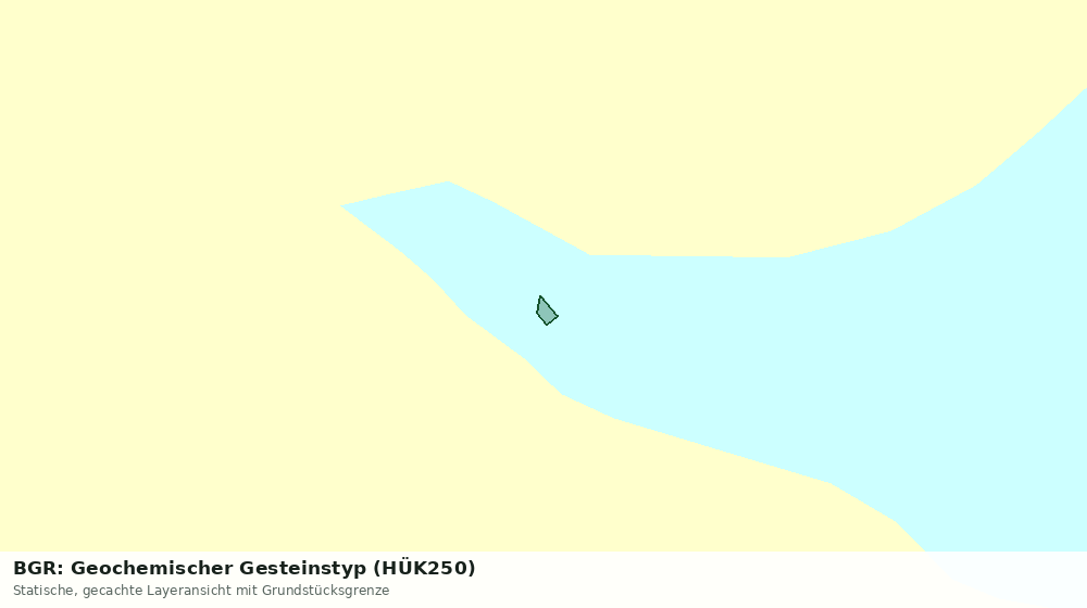 Statische Kartenansicht: BGR: Geochemischer Gesteinstyp (HÜK250)