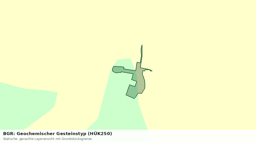 Statische Kartenansicht: BGR: Geochemischer Gesteinstyp (HÜK250)