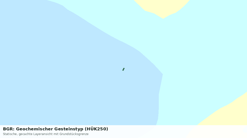 Statische Kartenansicht: BGR: Geochemischer Gesteinstyp (HÜK250)