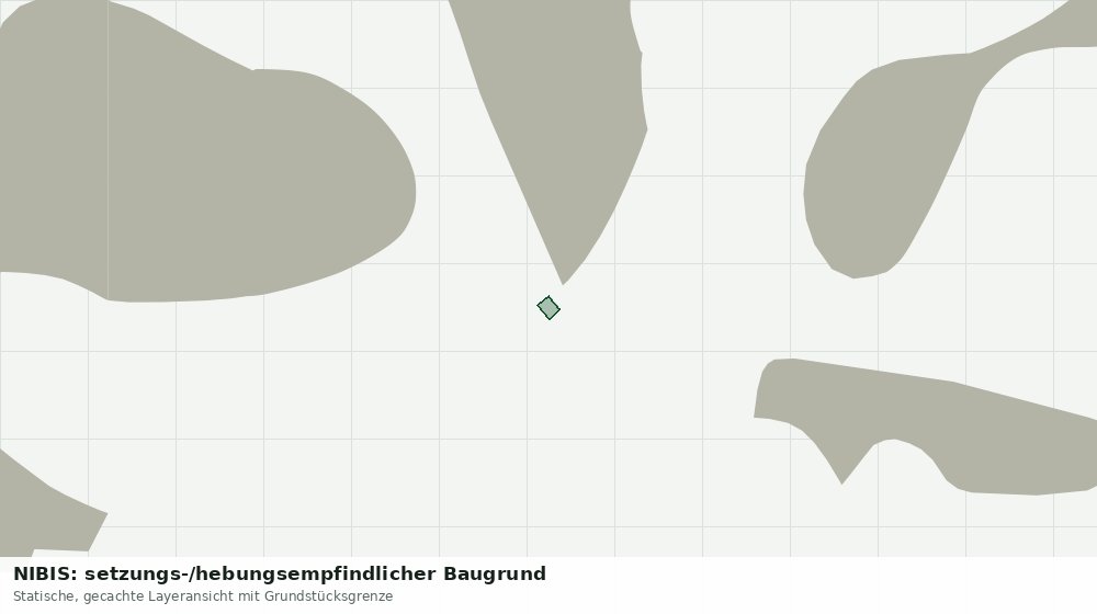 Statische Kartenansicht: NIBIS: setzungs-/hebungsempfindlicher Baugrund