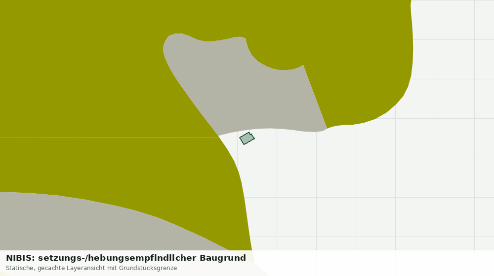 Statische Kartenansicht: NIBIS: setzungs-/hebungsempfindlicher Baugrund
