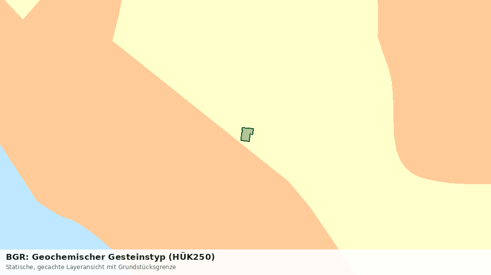 Statische Kartenansicht: BGR: Geochemischer Gesteinstyp (HÜK250)