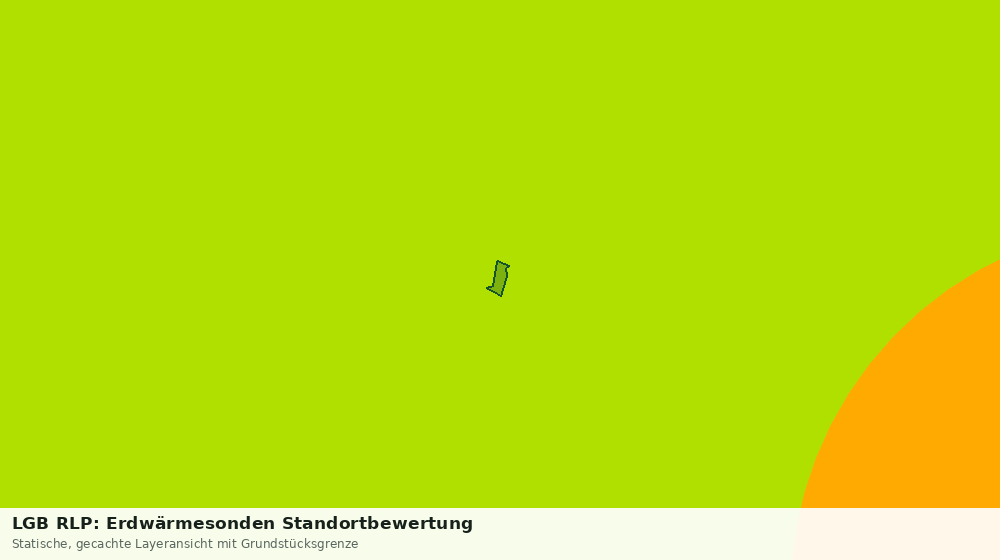 Statische Kartenansicht: LGB RLP: Erdwärmesonden Standortbewertung