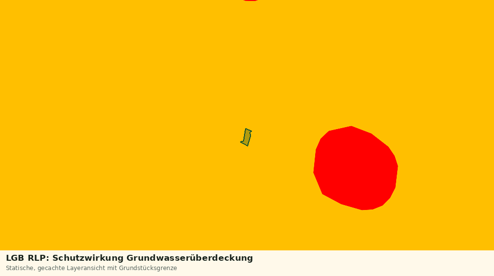 Statische Kartenansicht: LGB RLP: Schutzwirkung Grundwasserüberdeckung