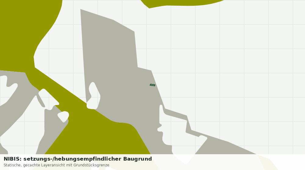 Statische Kartenansicht: NIBIS: setzungs-/hebungsempfindlicher Baugrund